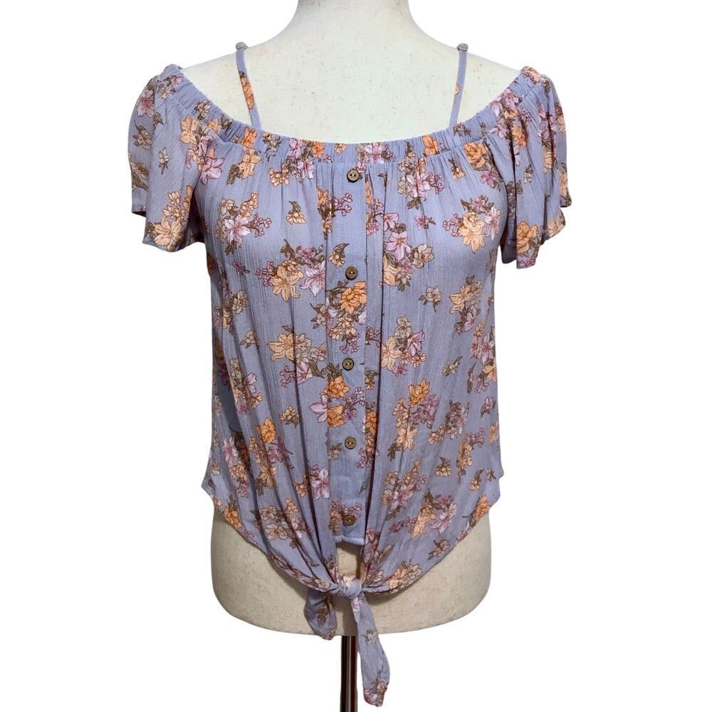 Hippie Rose NWT Floral Blouse Juniors S